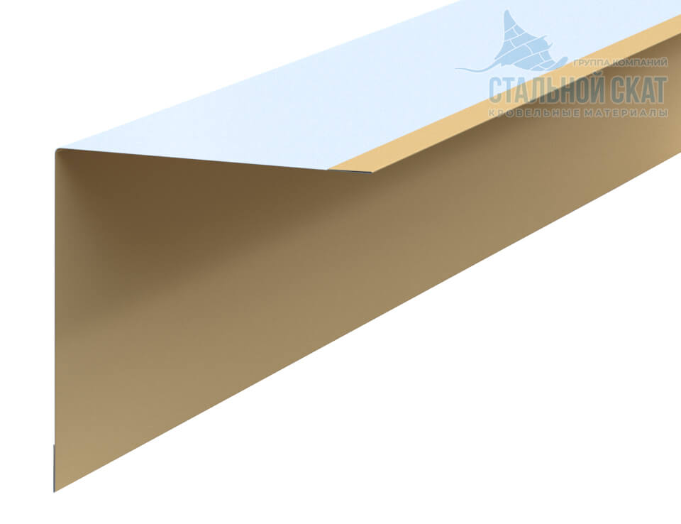 Планка угла внутреннего 75х75х3000 NormanMP (ПЭ-01-1015-0.5) в Сергиевом Посаде