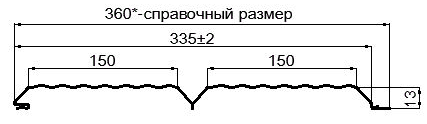 Фото: Сайдинг Lбрус-XL-В-14х335 (ECOSTEEL_MA-12-Античный Дуб-0.45) в Сергиевом Посаде