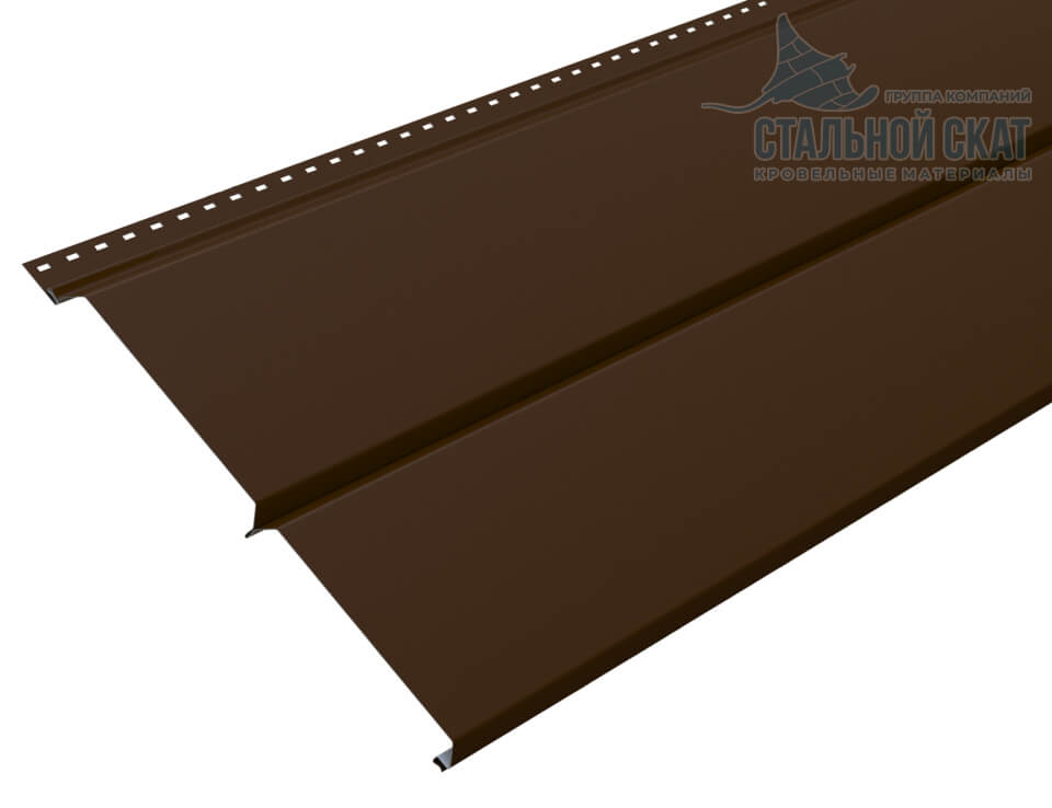 Сайдинг Lбрус-XL-14х335 (VALORI-20-Brown-0.5) в Сергиевом Посаде