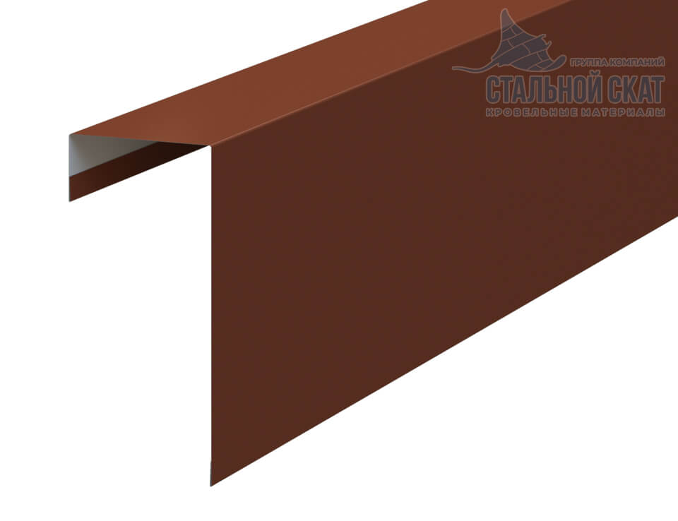 Планка торцевая фасадная FASTCLICK 139х65х3000 (VikingMP E-20-8004-0.5)