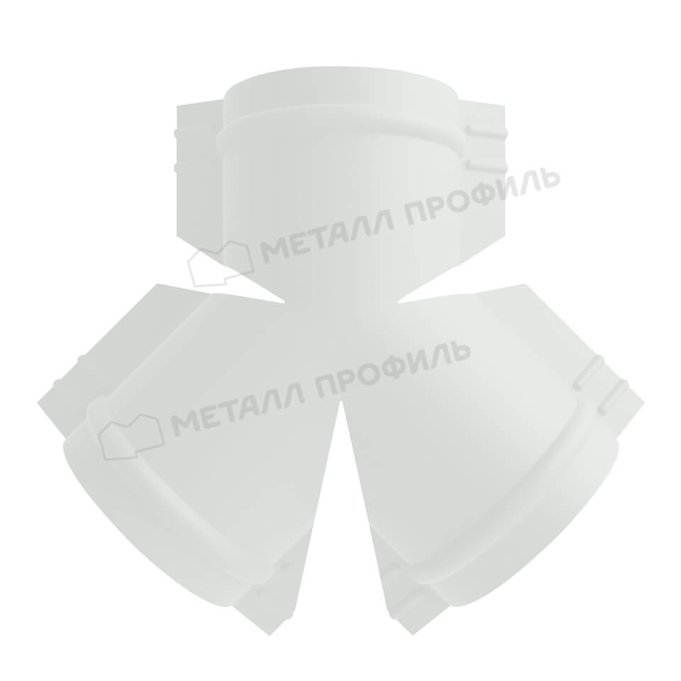 Y-образный тройник для круглого конька R110 NormanMP (ПЭ-01-9003-0.5)