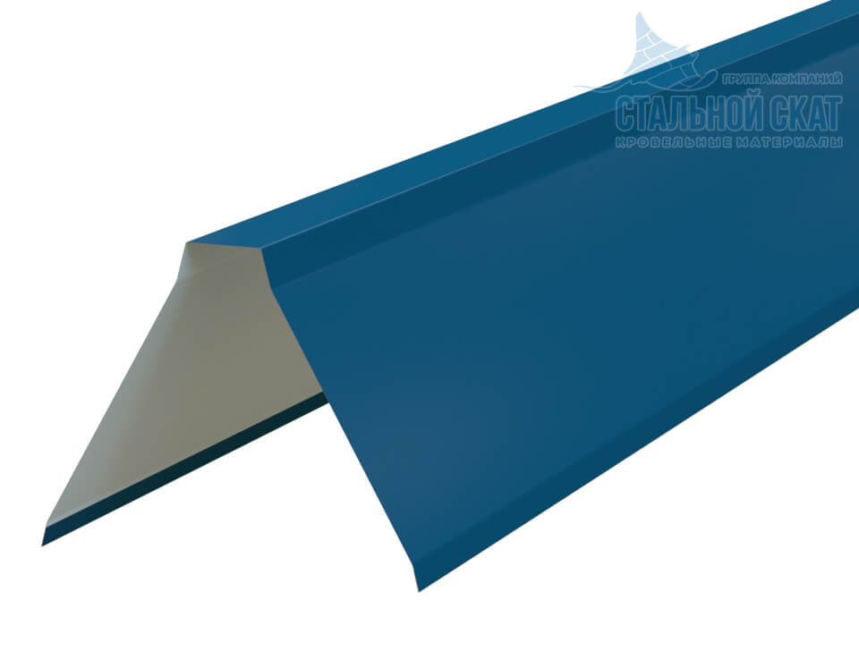 Планка конька плоского 155х155х2000 NormanMP (ПЭ-01-5015-0.5)